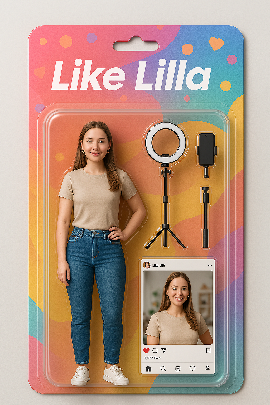 Egyedi Akciófigura Rólad - ActionDoll 4 kiegészítővel
