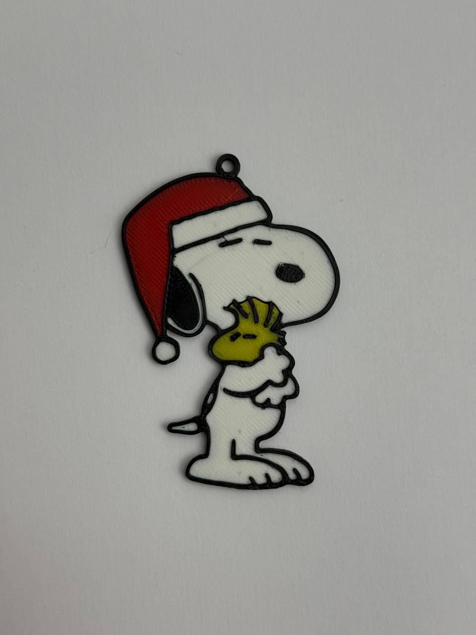 Snoopy karácsonyfadísz