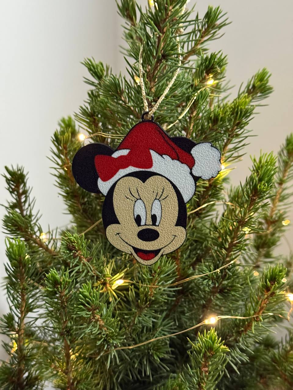 Minnie egér karácsonyfadísz