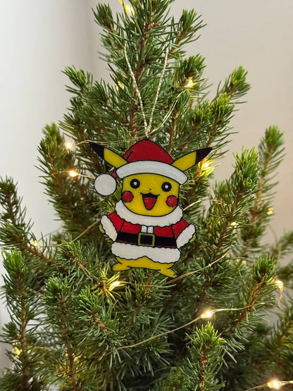 Pikachu karácsonyfadísz