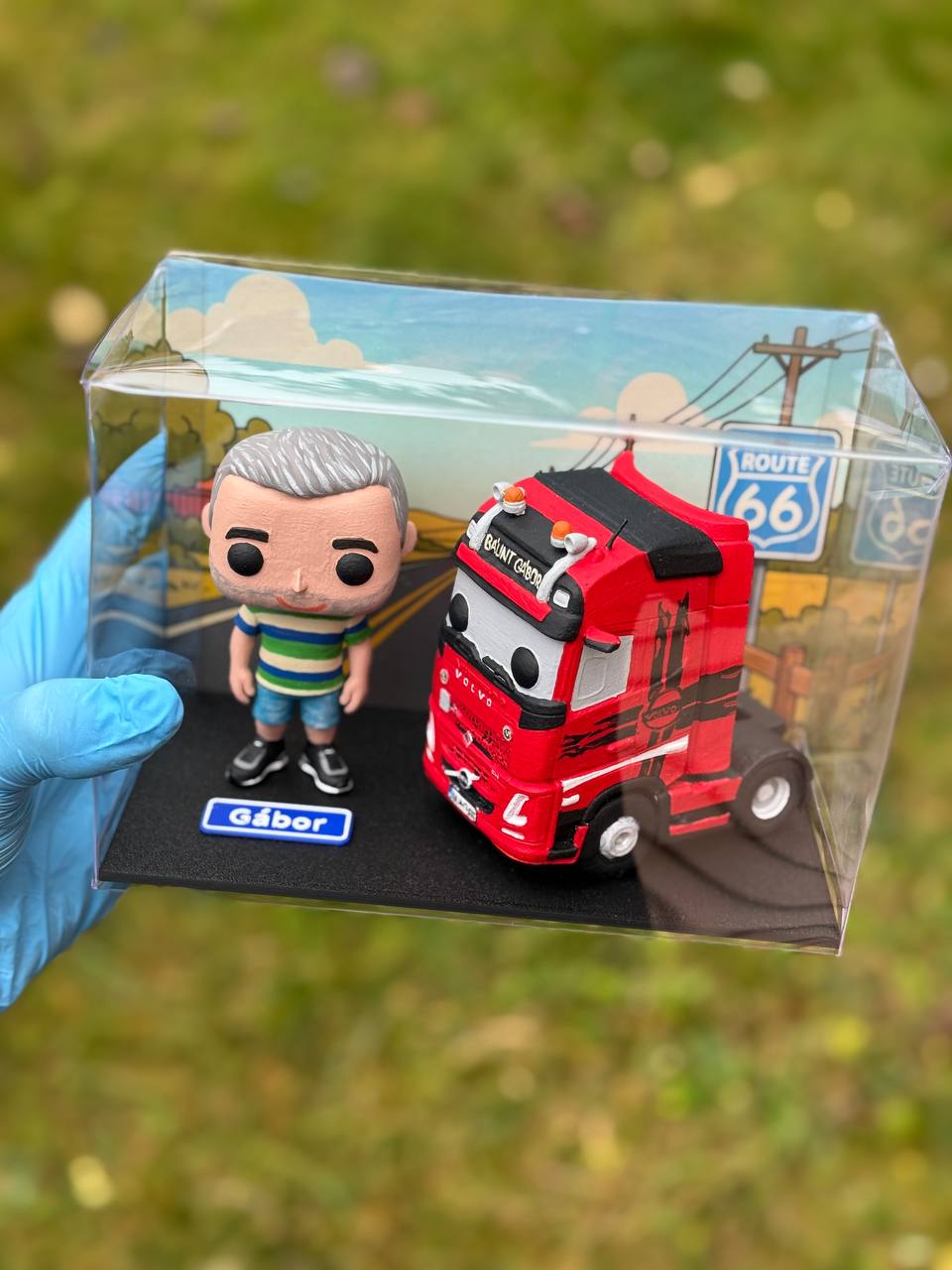 Custom Funko-Style Figure with Your Favourite Vehicle
