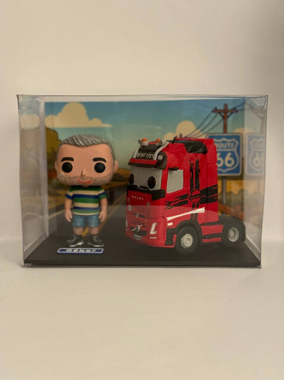 Custom Funko-Style Figure with Your Favourite Vehicle