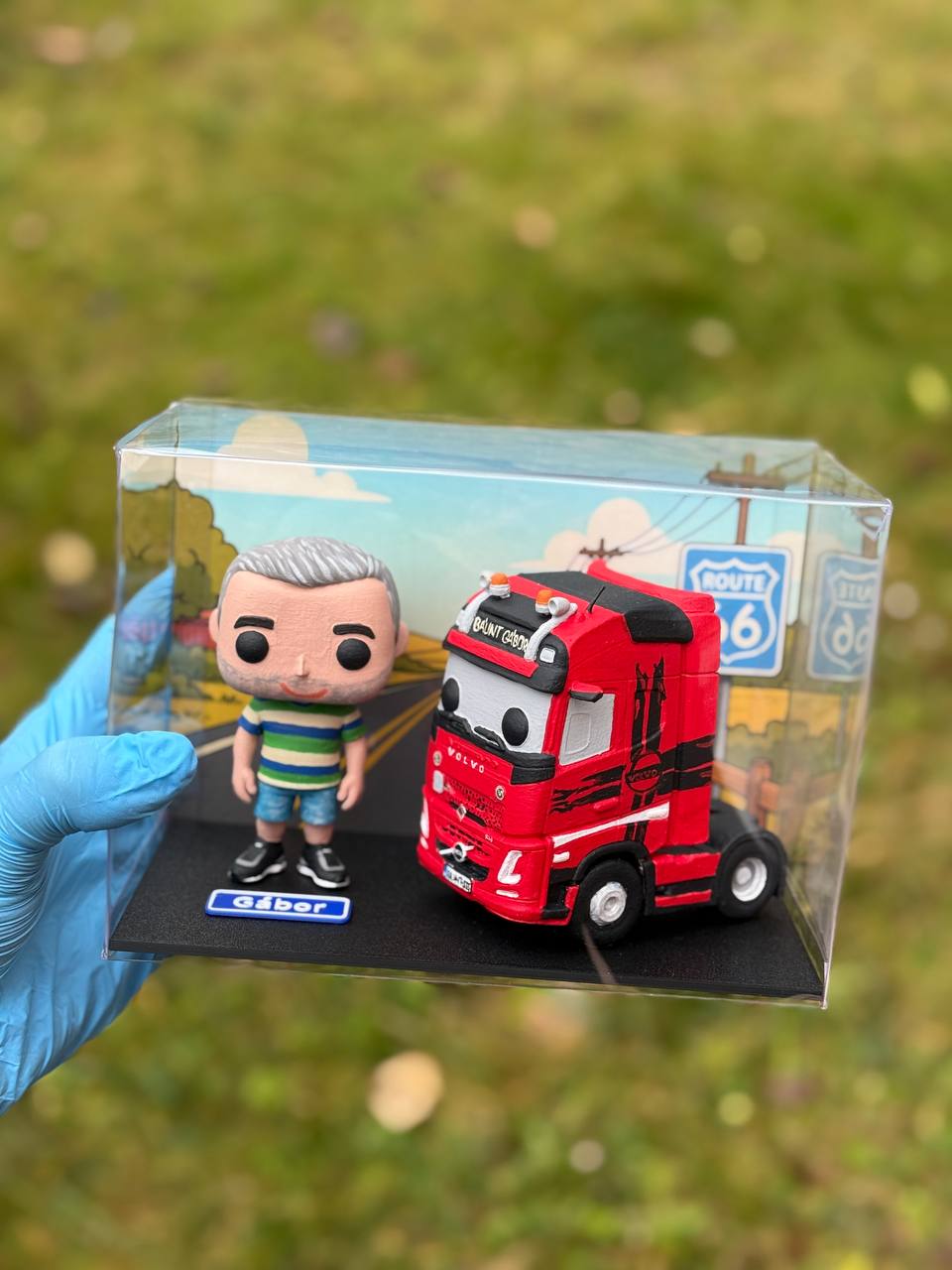 Custom Funko-Style Figure with Your Favourite Vehicle